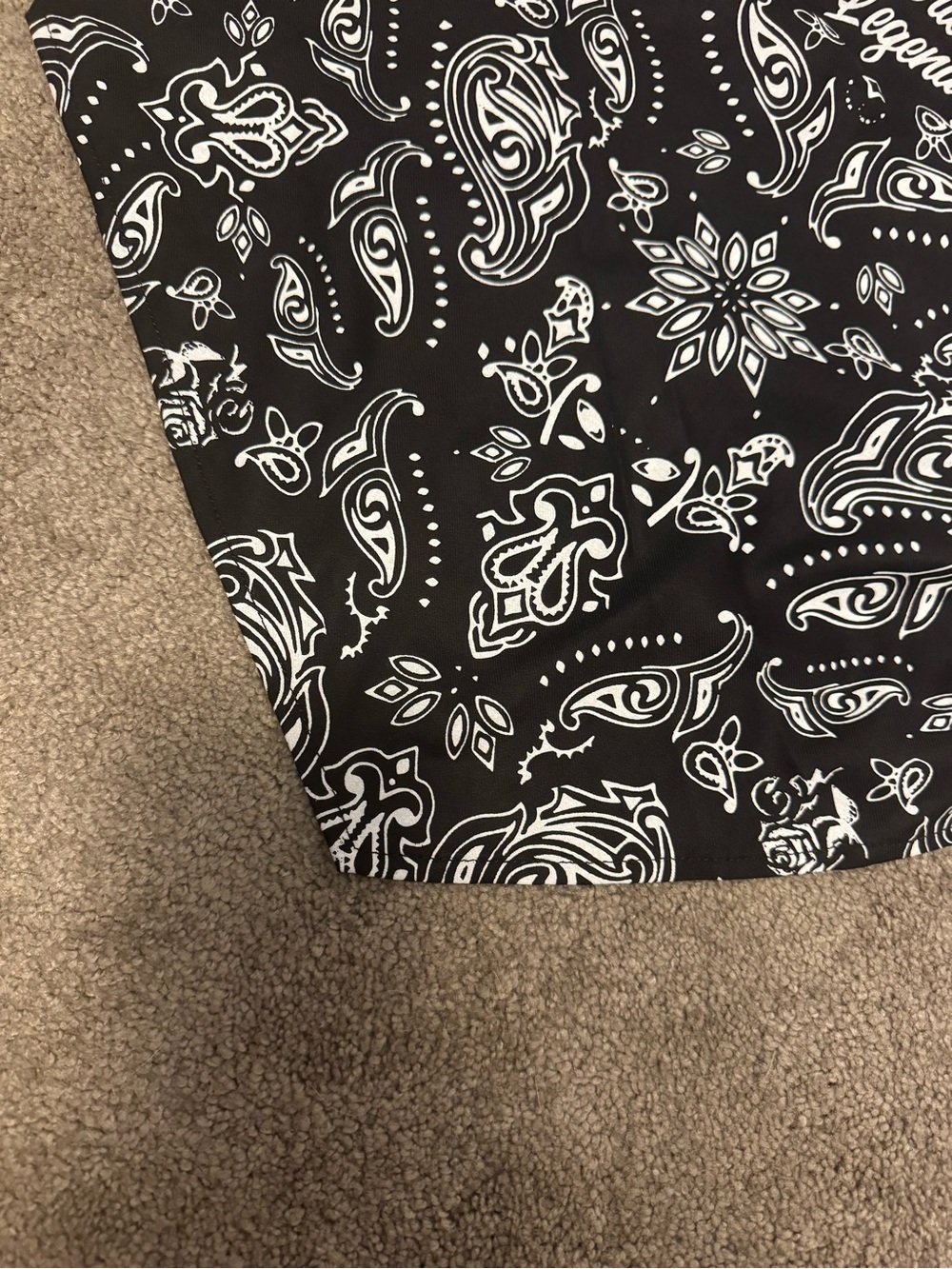 Harley-Davidson Black & White Bandana Halter Top - Picture 3 of 7
